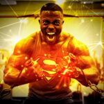 Immagine di un fegato sano circondato da alimenti naturali e integratori per la rigenerazione cellulare.