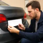 Targa auto illeggibile: la soluzione semplice che evita multe e fermi amministrativi