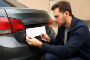 Targa auto illeggibile: la soluzione semplice che evita multe e fermi amministrativi