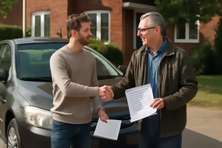 Dichiarazione di vendita auto tra privati: il modello giusto da usare subito